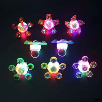 

Drop Ship&Wholesale Fidget Spinner Light Up Ring Stress Relief Fidget Toys Supplies Party Favors May06