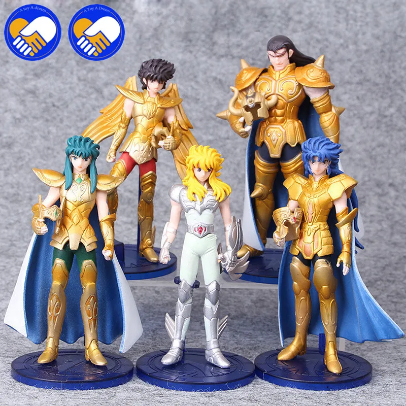 

A TOY A DREAM 5pcs Second GenerationSaints Seiya Myth Cloth Knights of The Zodiac Pegasus 13cm PVC Action Figures Dolls Toys
