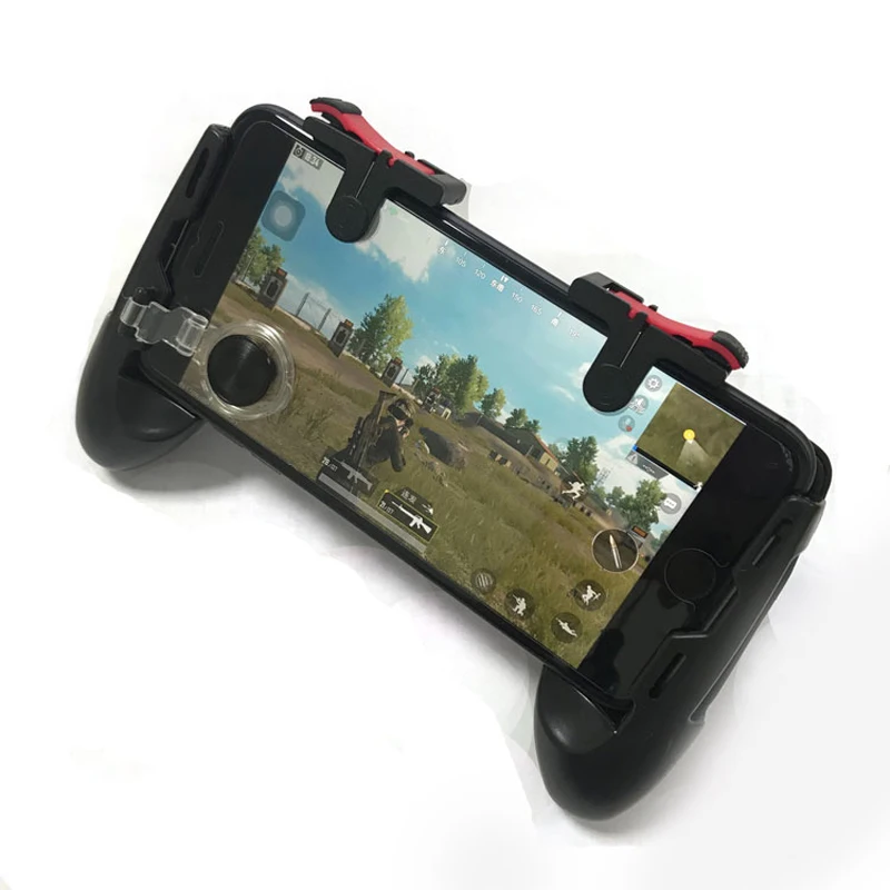 Pubg Mobile Controller Gamepad for Phone L1R1 Grip with Joystick / Trigger L1r1 Pubg Fire Buttons for iPhone Android Phone Pubg Mobile Controller Gamepad for Phone L1R1 Grip with Joystick / Trigger L1r1 Pubg Fire Buttons for iPhone Android Phone