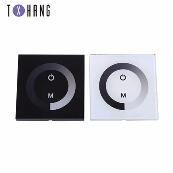 

DIY Home Lighting DC12-24V 4A/CH 3 Channel Touch Panel Dimmer Wall Dimmable Wall Switch LED Dimmer For Single Color Led Strip