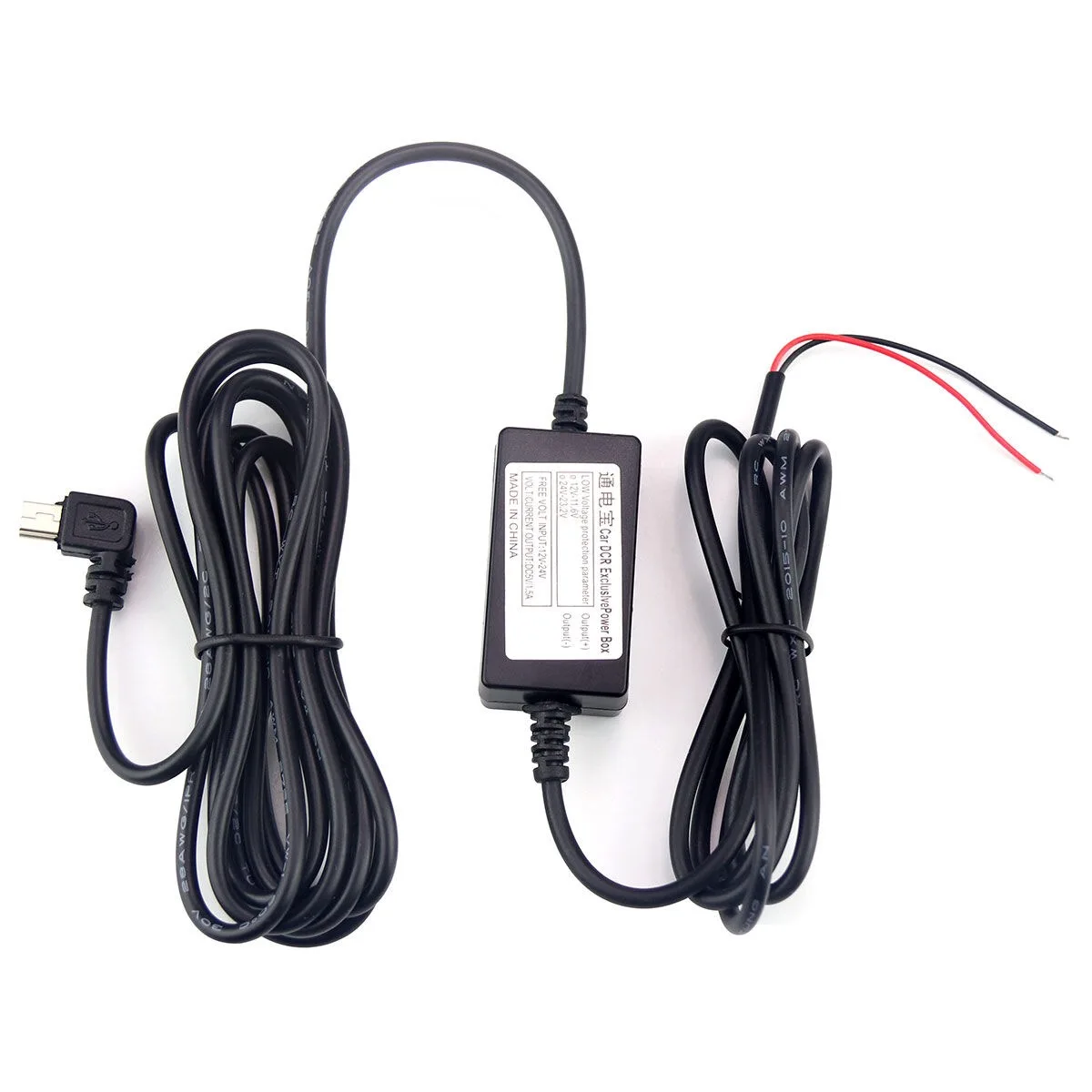 

Driving Recorder Buck Line Power 12V 5V 2.5A Mini USB For Camera Recorder DVR Exclusive Power Supply Box 24h Parking Monitoring