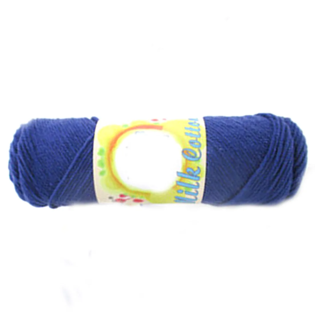 Мягкая молочная хлопковая толстая пряжа для вязания любимых шарфов одежда теплая пряжа для ручного вязание крючком из шерсти вплетать в пряжу нить - Цвет: navy blue