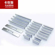 Хромированный автомобильный передний Dashboad кондиционер выпускные отверстия крышка рамка отделка 3D наклейка для Range Rover Sport- автомобильный Стайлинг