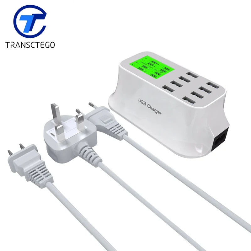 usb charger led display charging 8 ports 4 5v wall adapter travel usb in mp3 mp4 usb charger led display charging 8 ports 4 5v wall adapter travel usb in mp3 mp4