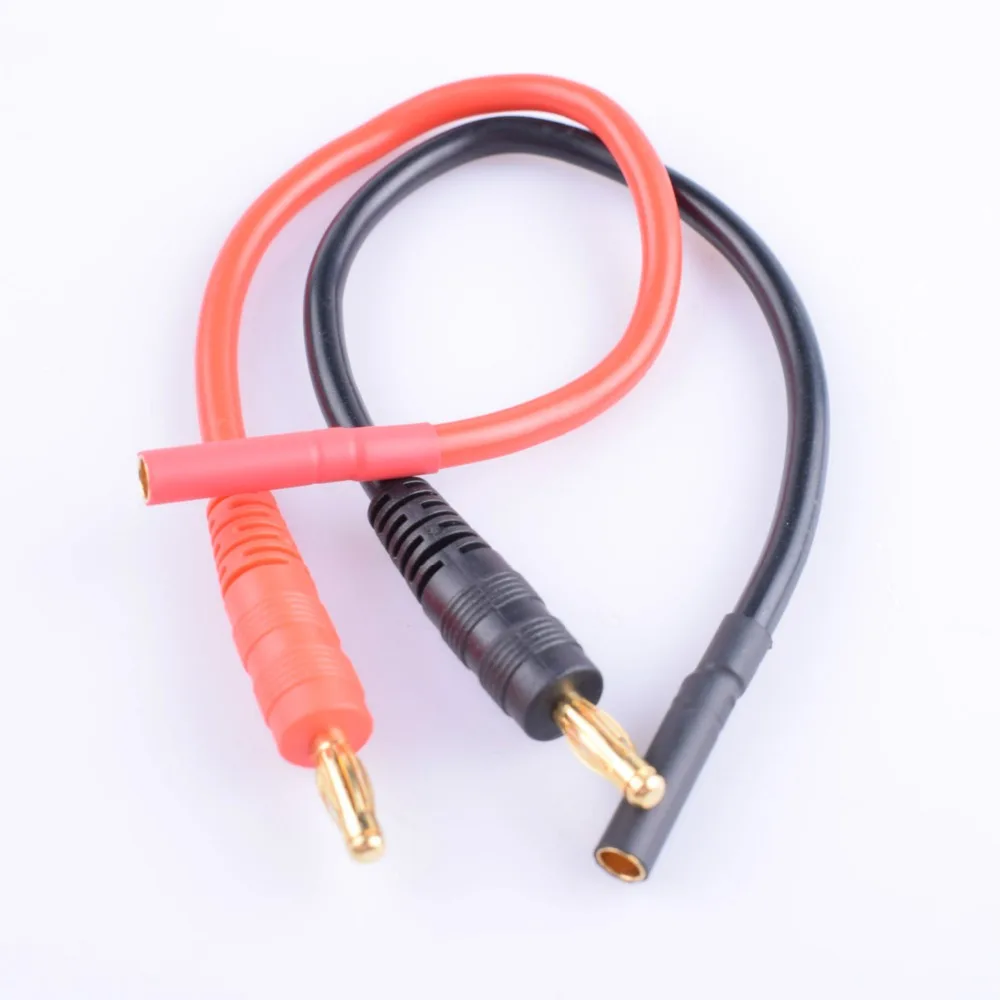 RC Charge cable 4.0mm Banana plug extension cable for Battery,Charger,Motor,ESC ,RC Planes Cars Boat Drone