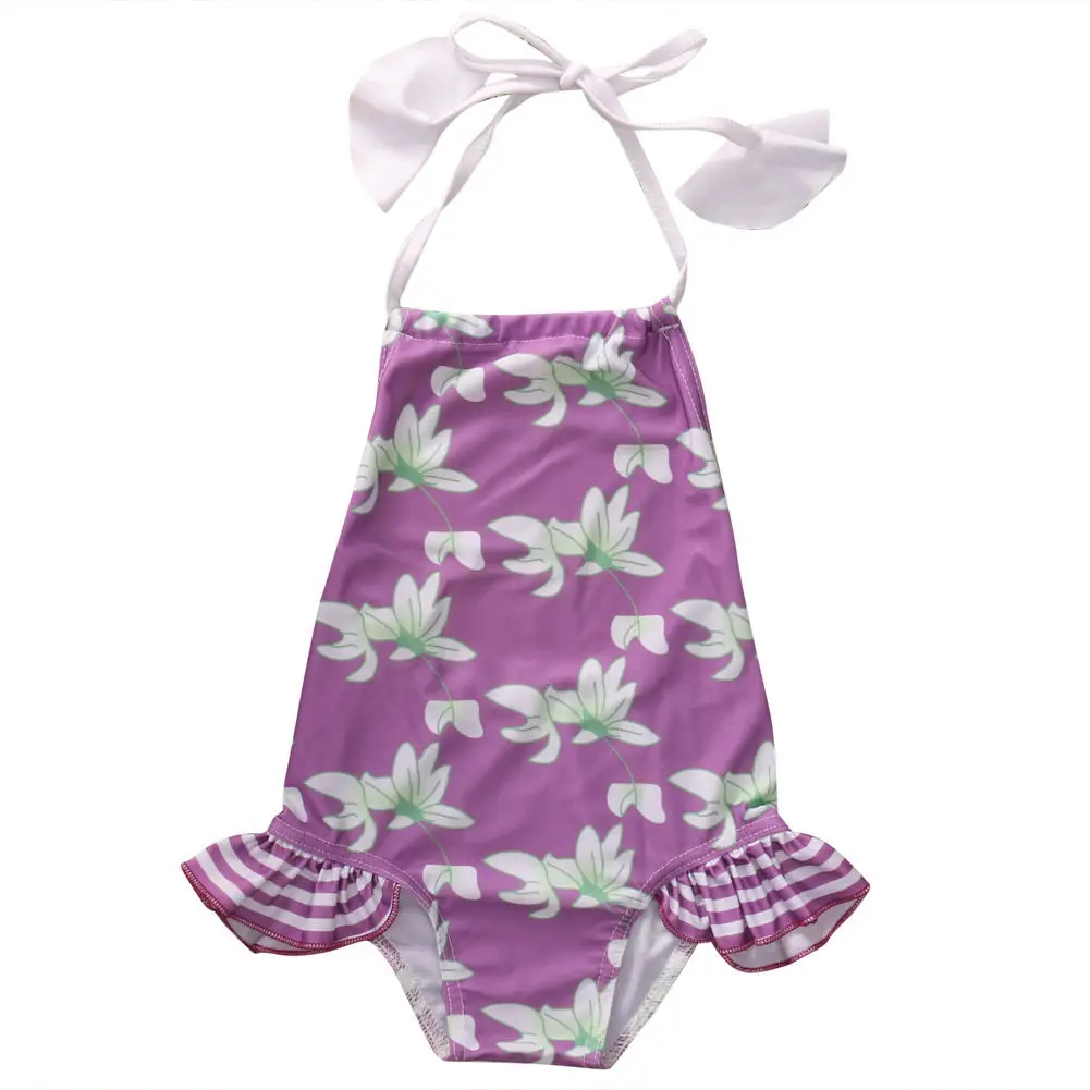 ITFABS Малышей Дети Девочка Tankini Цветочные Бикини Купальники Летний Пляж Монокини