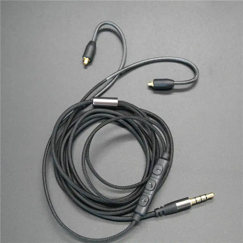 Обновленный кабель MMCX для наушников Shure SE215 SE425 SE535 SE846 провод iPhone 6 6s xiaomi Android