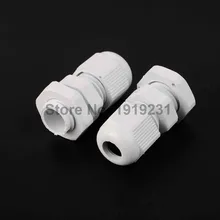 10 шт. IP68 PG7 водонепроницаемый нейлоновый кабельный ввод без Водонепроницаемая прокладка пластиковый кабельный ввод