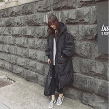 Woman Ukraine Winter Warm Cloak Windcheater Hooded Cheap Long B Jacket Thick Coat Palto Parka Winbreaker Korean Overcoat 3XL
