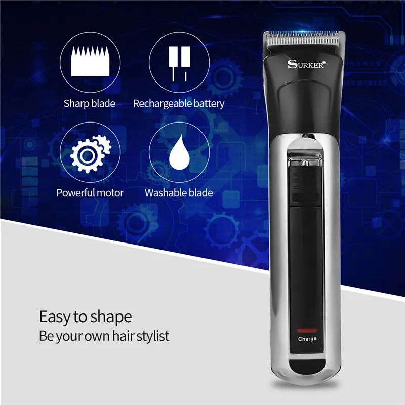 Mini Electric Hair Clipper Rechargeable Razor Hair Trimmer