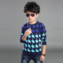 Boy Pattern Cotton Blouse Kids Boys Cartoon Pattern T-Shirt Long Sleeve Kids Tops 100%Cotton Children’S Clothes