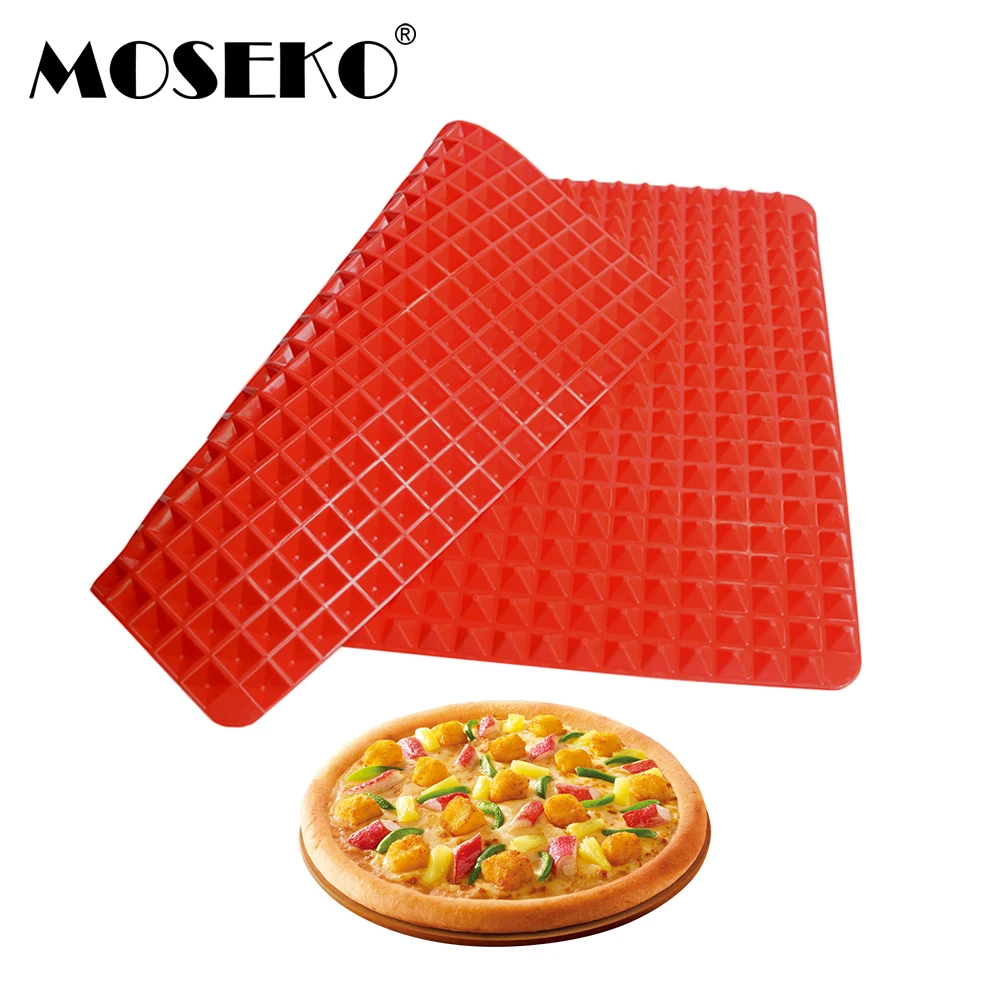 MOSEKO Non stick Silicone Baking Mats Cooking Mat Pan Bakeware Pad