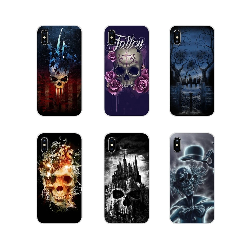 For Motorola Moto X4 E4 E5 G5 G5S G6 Z Z2 Z3 G G2 G3 C Play Plus Hot Haunted Mansion Skull Accessories Phone Shell Covers | Мобильные
