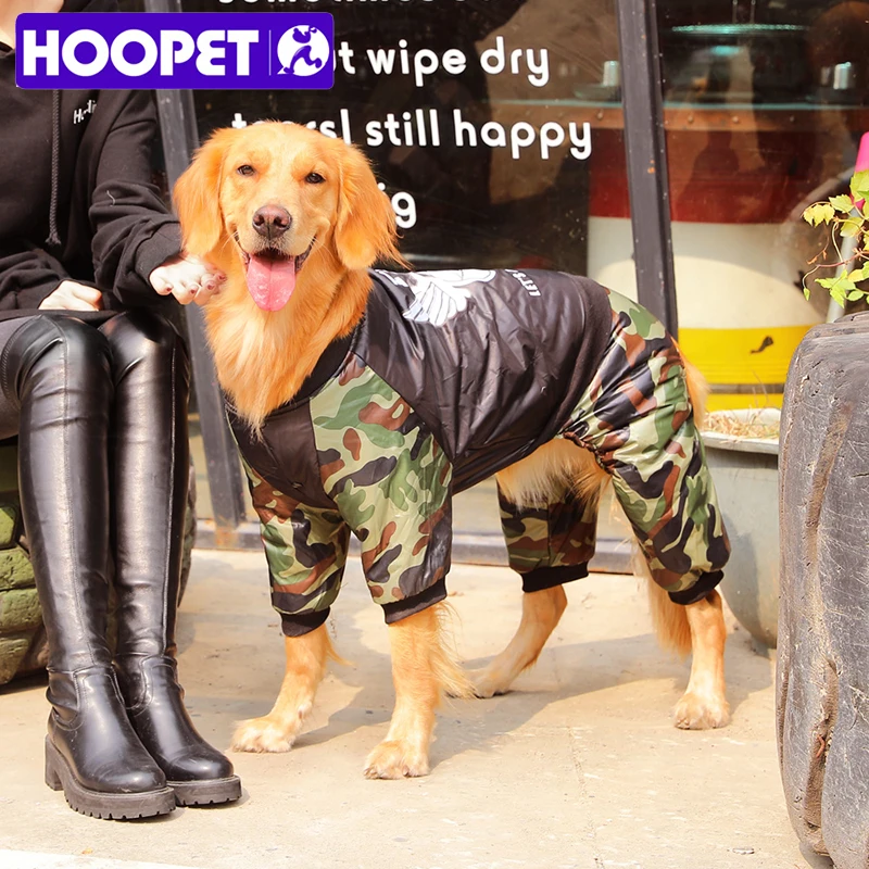 HOOPET Pet Clothes Winter Warm Overalls for Dogs Costume Dog Autumn