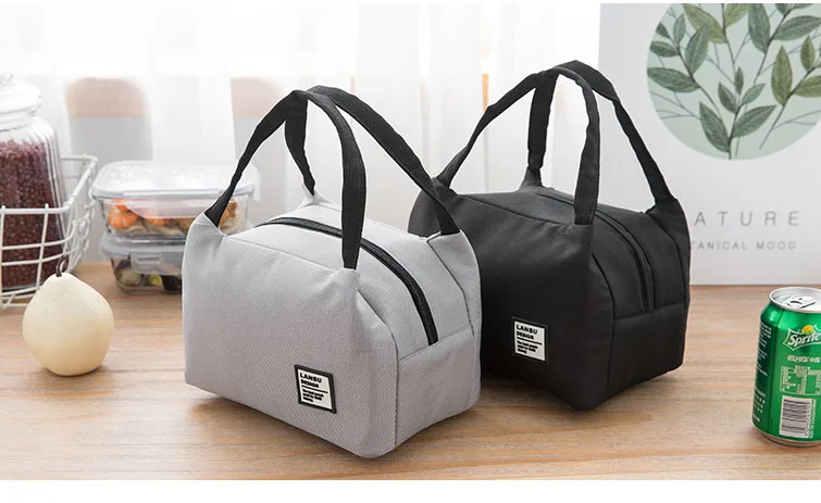 Портативная сумка для обеда, термоизолированная сумка для обеда, сумка-холодильник Bento, контейнер для обеда, школьные сумки для хранения еды, bolsa termica