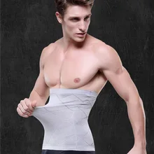 Men Waist Cincher Corsets Slimming Bodyshapers Belly Belt High Waist Tummy Trainer Control High Elastic Compression Underwear