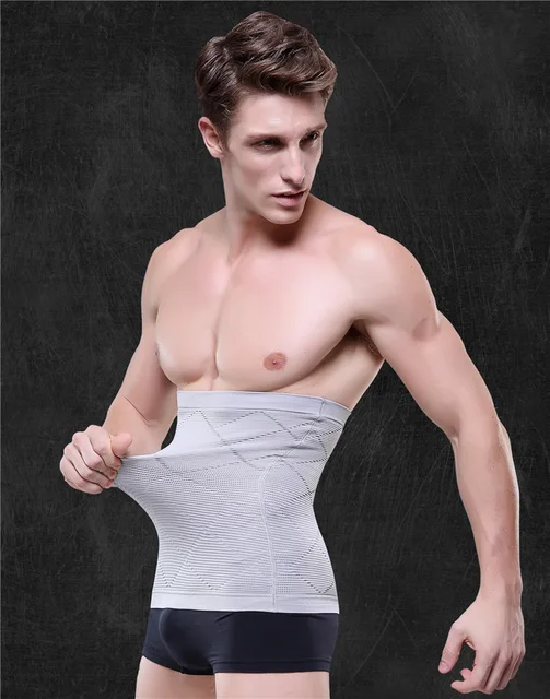 Men Waist Cincher Corsets Slimming Bodyshapers Belly Belt High Waist