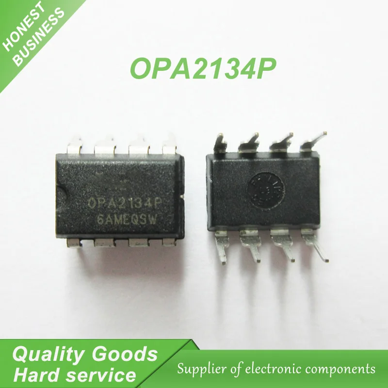 

5pcs OPA2134P OPA2134PA OPA2134 DIP-8 Audio Amplifiers SoundPlus(TM) Hi-Perf Aud Oper Amp new original