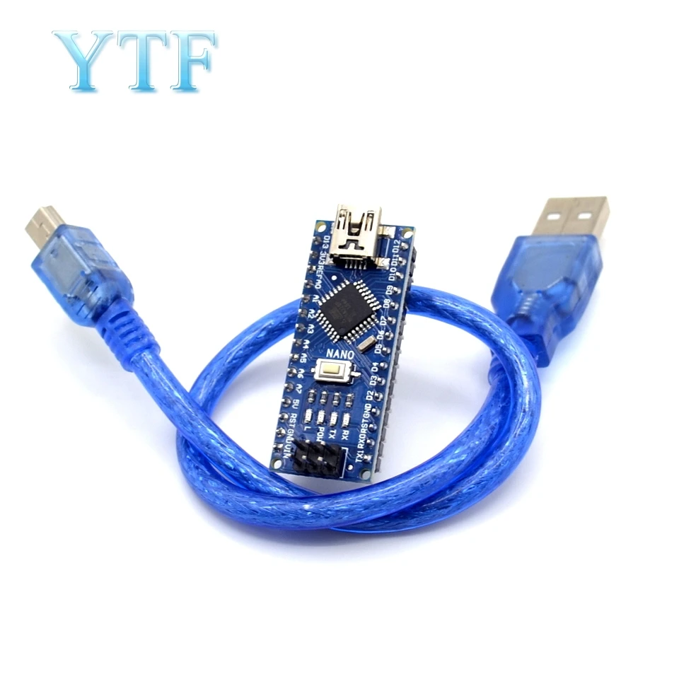 Контроллер Nano 3 0 совместимый с Arduino CH340 USB драйвер без кабеля 1 шт.|Демонстрационные
