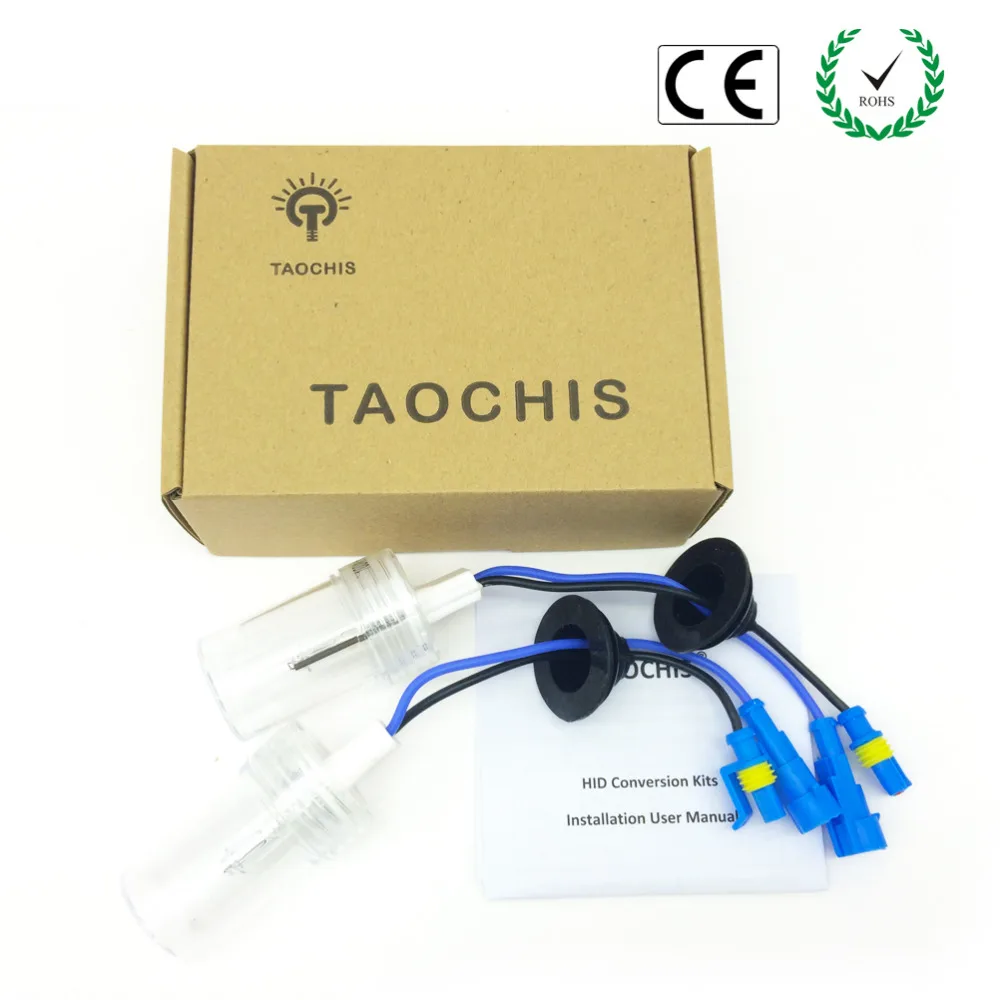 

Taochis car styling 12V 75W H3 HID Xenon Lights Replacement Bulb 4300k 5000k 6000k 8000k Motorcycle Head light lamp super bright