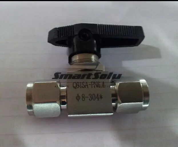 

Free shipping stainless steel Sleeve ball valve fitting,8mm-8mm-8mm, Homebrew Fitting,Straight terminal fittings