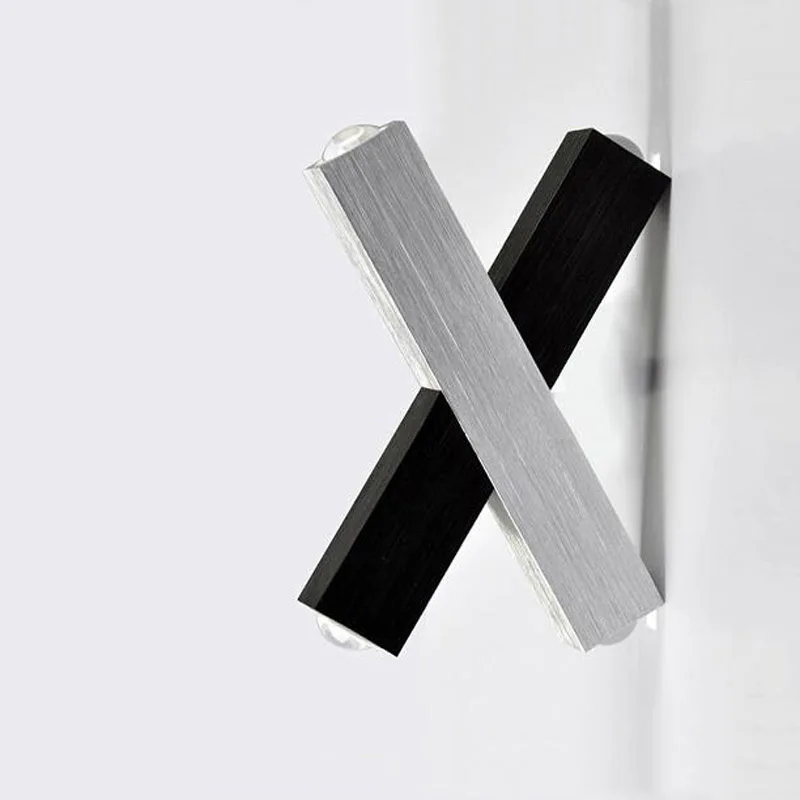 Настенные светильники X образной формы светодиодный светильник запатентованный