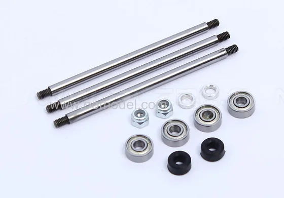 ALZRC 450 Pro Parts Feathering Shaft Upgrade Kit 3mm HP45808 for 450 rc helicopters Free Track