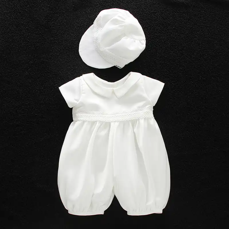 white dress for newborn baby boy