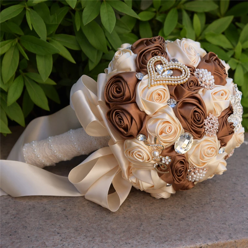 

New Colorful wedding bridal bouquet Handmade buque wedding flowers bridal bouquets