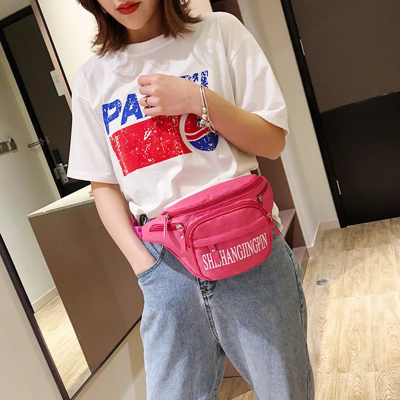للماء crossbody حقيبة النايلون الخصر حقيبة المرأة في الهواء الطلق الأزياء حقيبة الترفيه للجنسين حزمة مراوح السيدات الخصر حزمة البطن أكياس محفظة