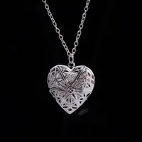 Hollow Heart Pendant Necklaces Fashion Jewelry LOVE Collares Geometric Charm Necklace Bijoux Gift Wholesale Neck Jewelry 4