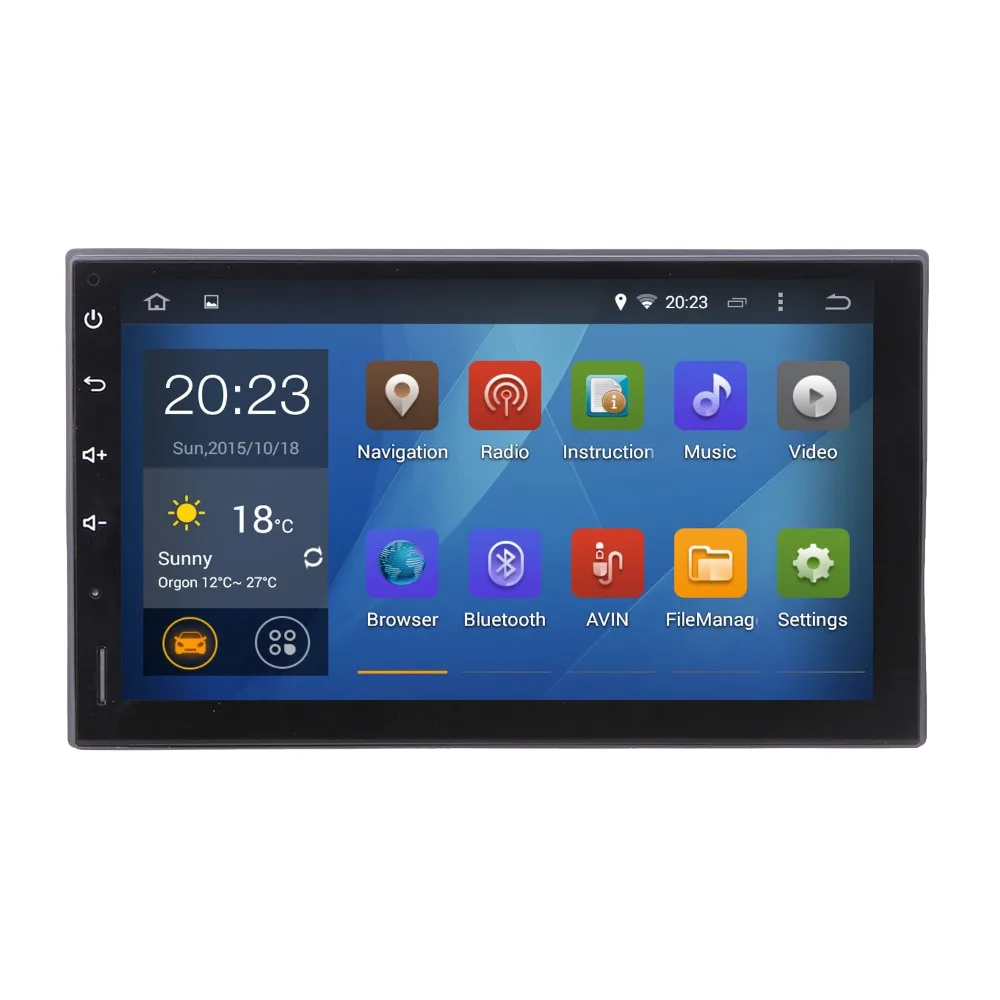 

Android 7.1 Head Unit GPS NAVI Universal TIIDA X-trail Frontier sentra MP300 Micra Livina headunit Radio WIFI browser Free map