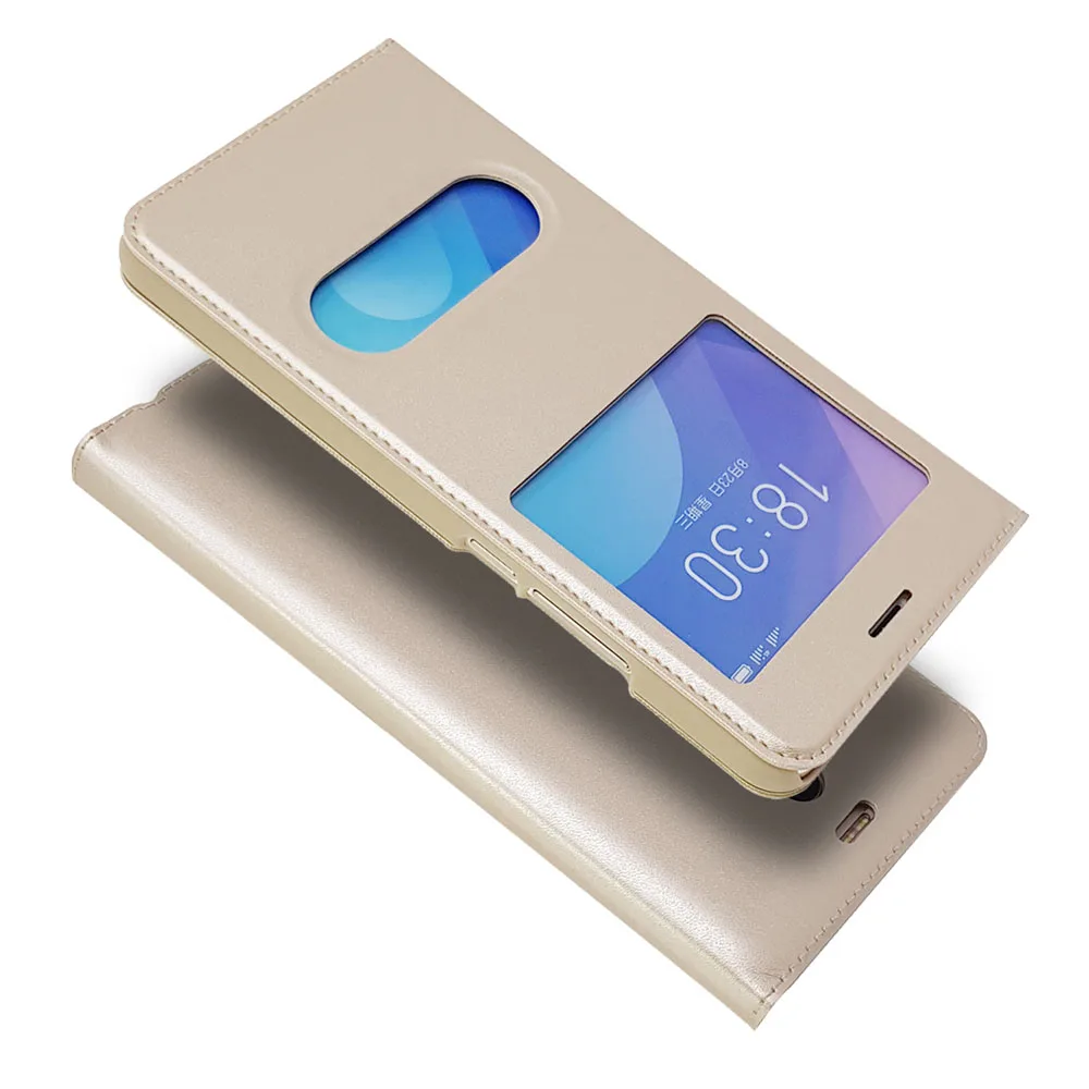 Uftemr чехол для телефона Meizu M6 Note с окошком просмотра ответа на звонки s кожаный флип