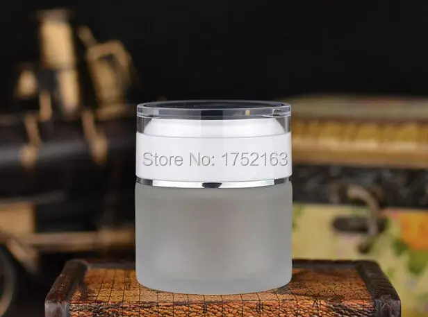 Download Wholesale 50G Frosted Glass Cream Jars Cosmetic Container ... Yellowimages Mockups