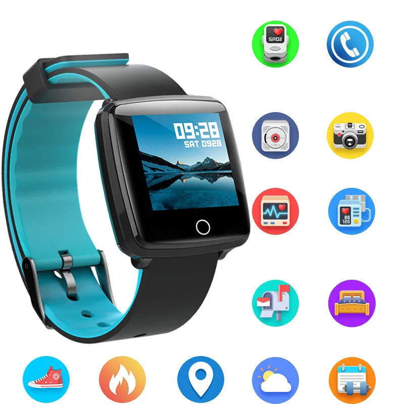 

BL89 Smart watch IP67 Waterproof Fitness Tracker Heart Rate Monitor Blood Pressure Women men Clock Smartwatch For Android IOS