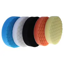 5 шт./компл. 3/4/5/6/7 дюймов(Buff Полировочный коврик для полировальная машинка для автомобилей с эксцентриковым, профессиональная губка с полировальной подложка высокое качество C45