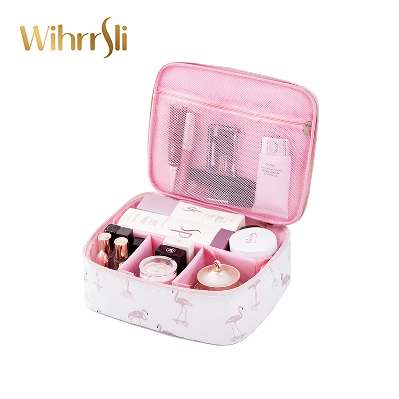 Woman cosmetic bag needed makeup bag beauty case toiletry bag travel organizer Case for beautician suitcase pouch toilet bag