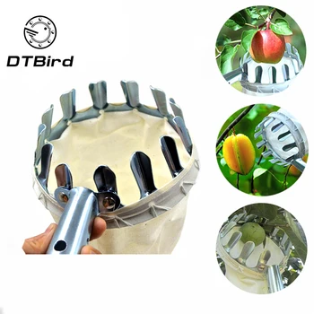 

Hot Sale Metal Fruit Picker Convenient Horticultural Fabric Orchard Gardening Apple Peach High Tree Picking Tools Yard Hand Tool