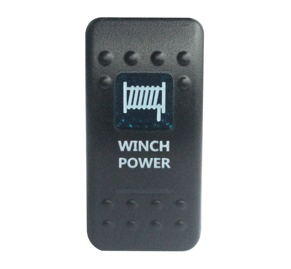 12V 24V Blue Led WINCH POWER 5 pin ON/OFF SPST Rocker Switch for ARB