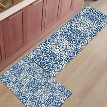 Скандинавский этнический 2 шт коврик на кухню коврики для входа грязи мусора грязи Траппер ботинки механический скребок моющийся ванный