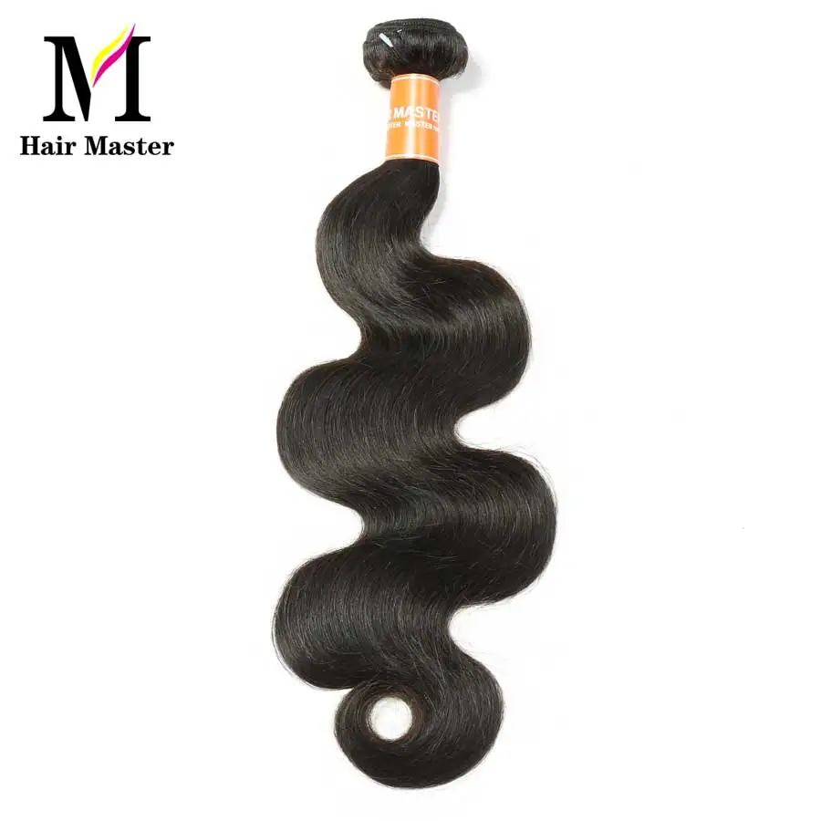 Hair Master бразильские волосы, Волнистые Связки Remy человеческие волосы 8-28 дюймов пучки волос прямые волосы пучки волос характер Цвет 1/3/4 шт