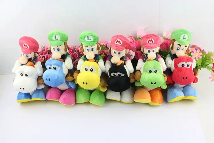 mario riding yoshi plush