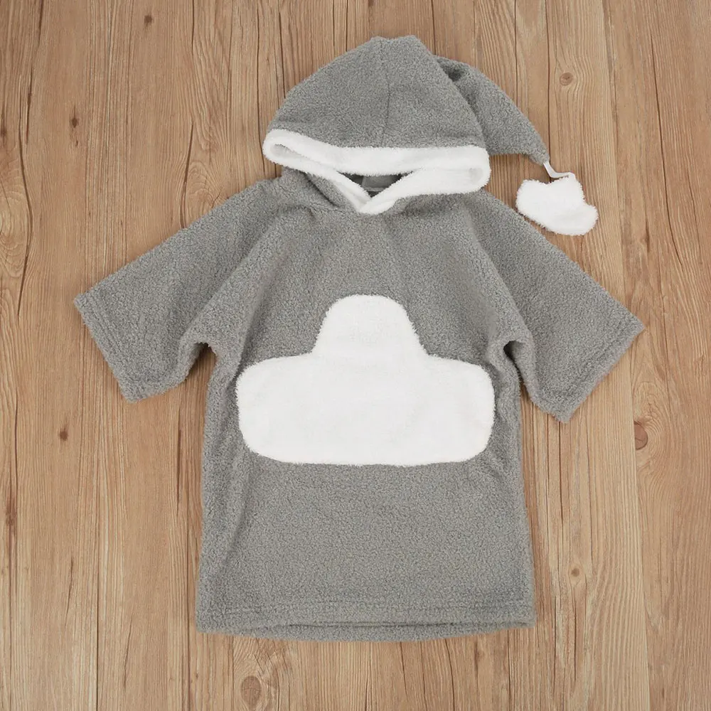 Soft Night Robe Cloud Pattern Toddler Shower Bathrobe Baby Clothing