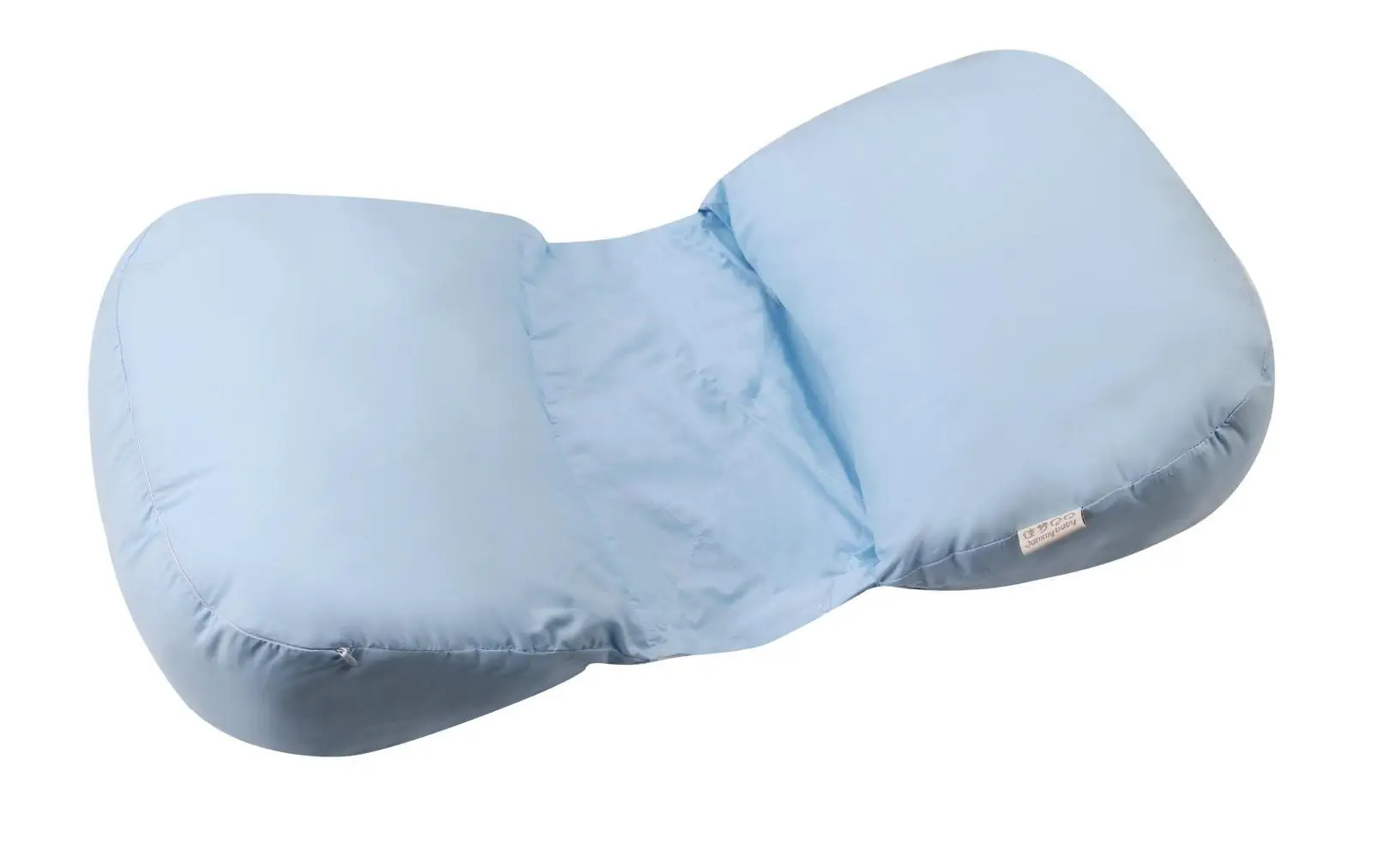 Моющаяся Подушка для беременных хлопок u-образная Подушка для беременных и кормящих женщин подушка для кормящих поддержки талии - Цвет: Синий