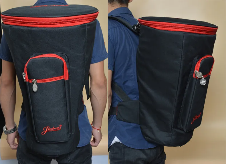 8 10 12 13 djembe bag thick shockproof africa drum bags tambourine shoulders back waterproof instrument package pin