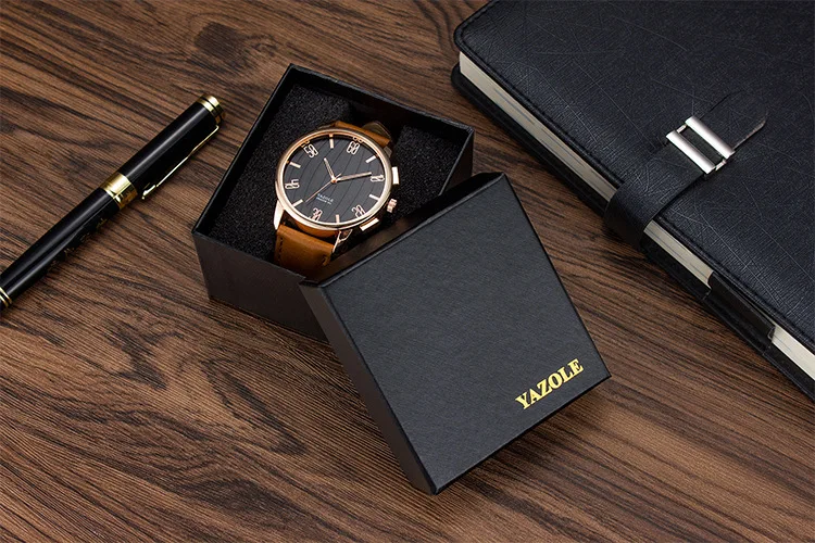 Vertical Stripe Watch Box Gift Box Plain Watch Box Bracelet Box