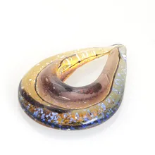 Горячая Распродажа, ручная работа, муранское золото, песок, лэмпворк, стеклянная подвеска, эффект облака, искусство, глазурь, подвеска, подвеска, подходит для женщин, свободный шнур