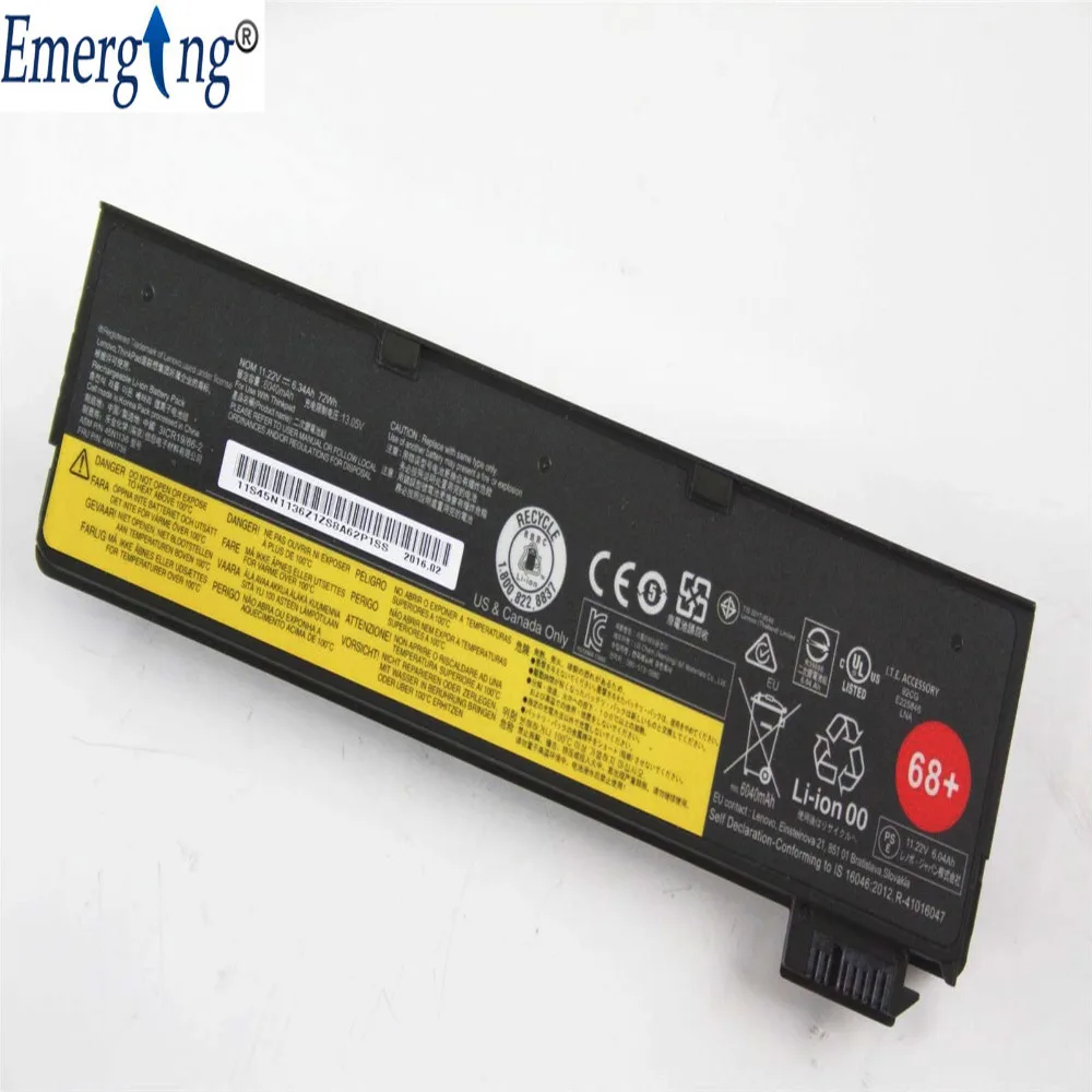 11,22 V 72wh Батарея для lenovo ThinkPad T440S T440 X240 S440 S540 45N1125 68