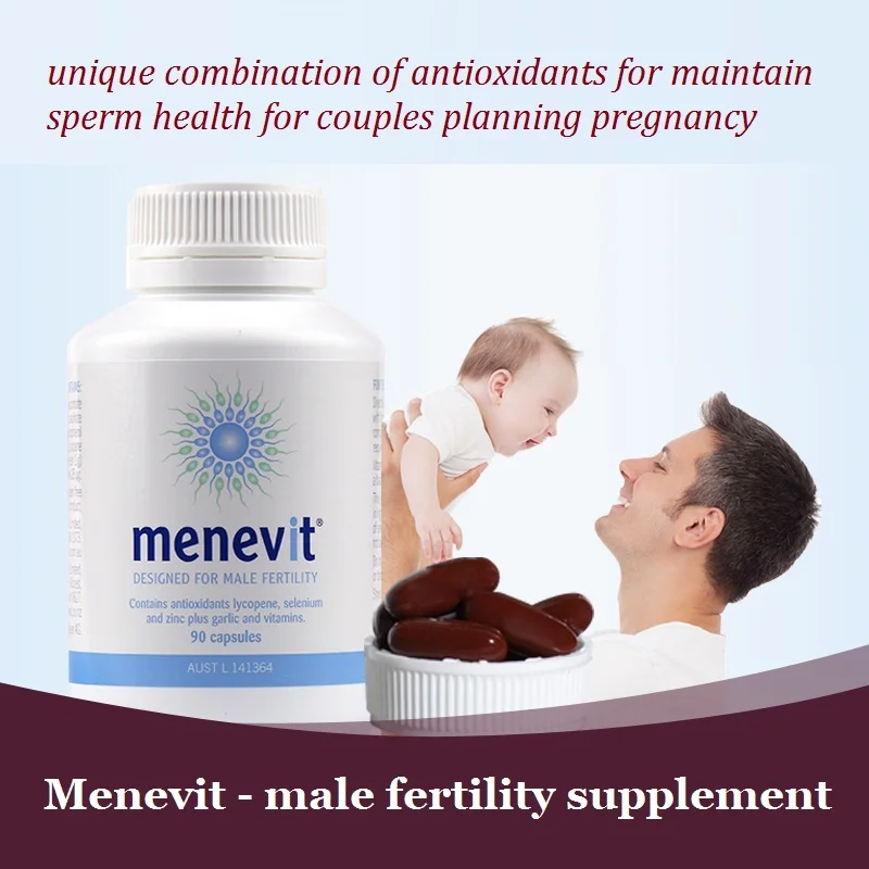 Australia Elevit Pregnancy Multivitamin for Men Menevit Male Fertility Supplements Support Sperm& Baby's Healthy Development