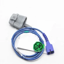 Совместимый для Nellcor DB7 Pin взрослый силиконовый датчик Spo2, датчик Пульсоксиметр импульса, кислородный зонд 1 м/3 фута TPU
